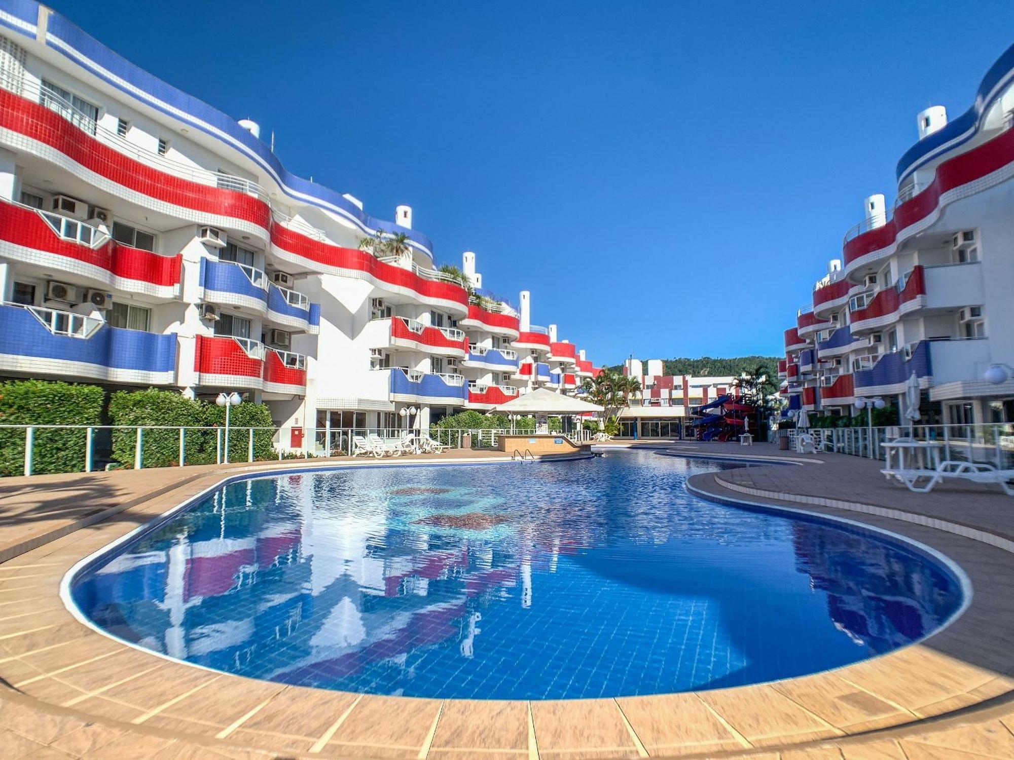Maravilhoso Apto Com Vista Mar E Piscina-Hb03F Florianópolis Esterno foto